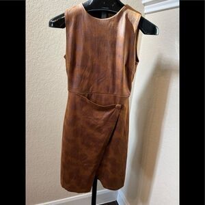 philosophy Carmel faux wrap Sleeveless Dress Size Small